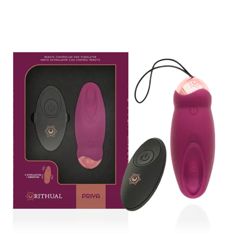Rithual - priya huevo control remoto g-spot + vibración