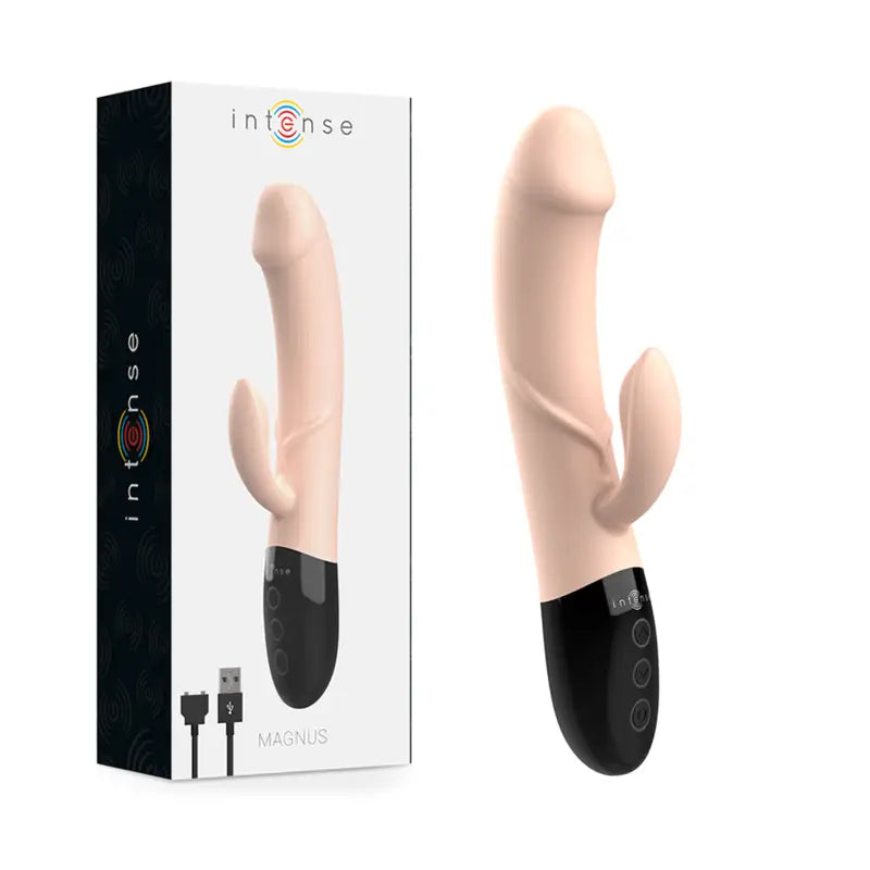 Intense - magnus vibrador recargable dual natural