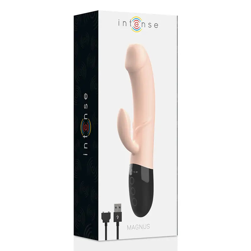 Intense - magnus vibrador recargable dual natural