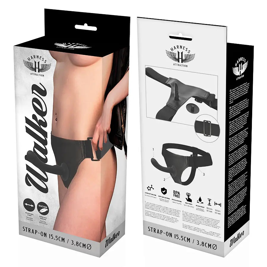 Harness attraction - arnés silicona walker g-spot 15.5 cm