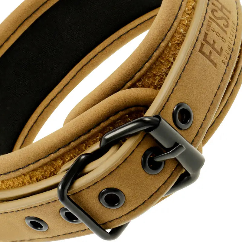Fetish submissive origen - collar con cadena con forro