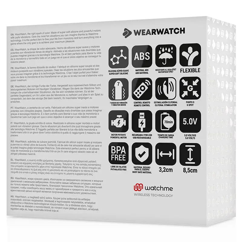 Wearwatch - vibrador dual technology watchme light green