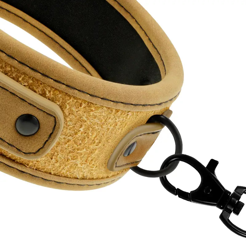 Fetish submissive origen - collar con cadena con forro