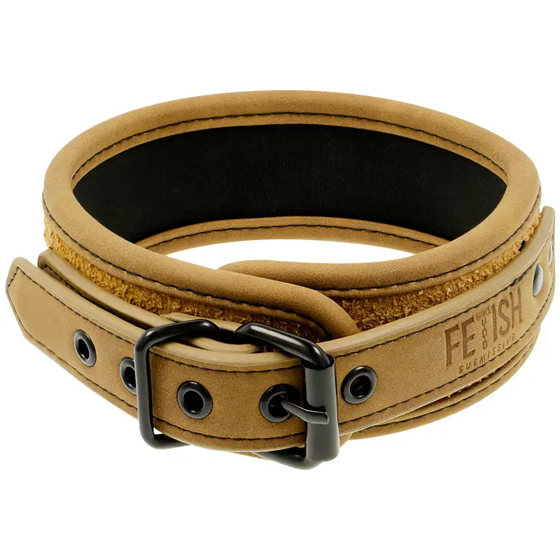 Fetish submissive origen - collar con cadena con forro