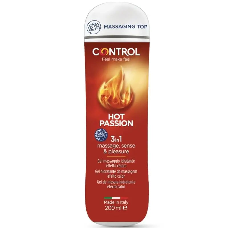 Control - gel 3 en 1 hot passion 200 ml