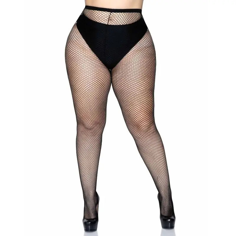 Leg avenue - medias en red talla grande
