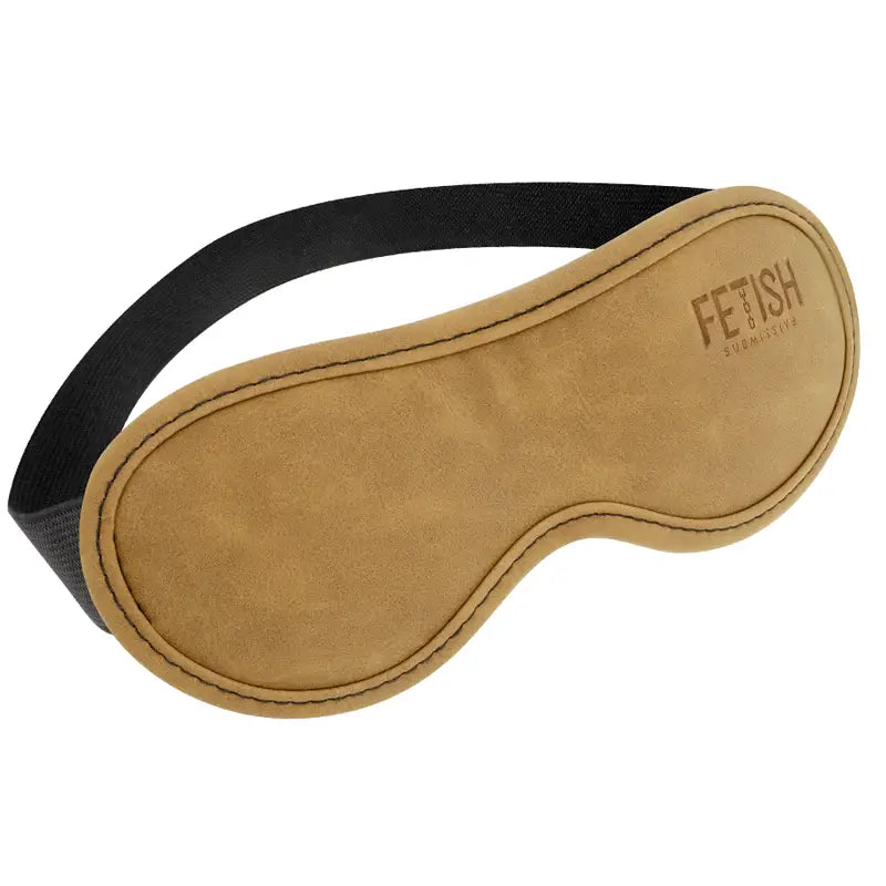 Fetish submissive origen - antifaz cuero vegano con forro