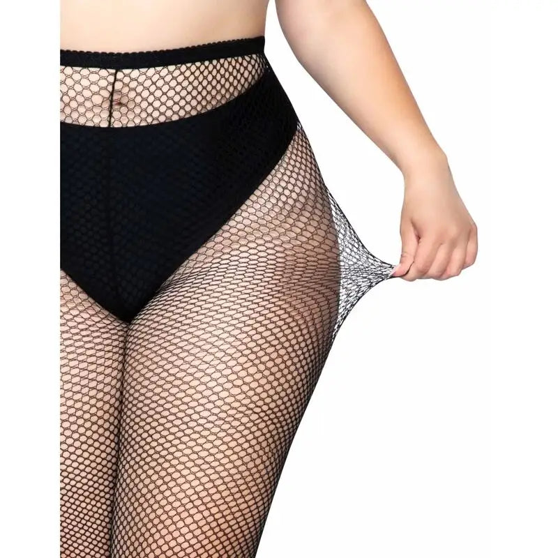 Leg avenue - medias en red talla grande