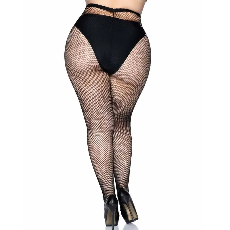Leg avenue - medias en red talla grande