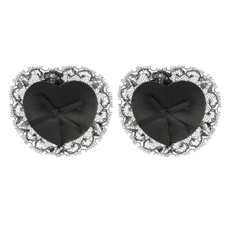 Coquette chic desire - cubre pezones lace negro
