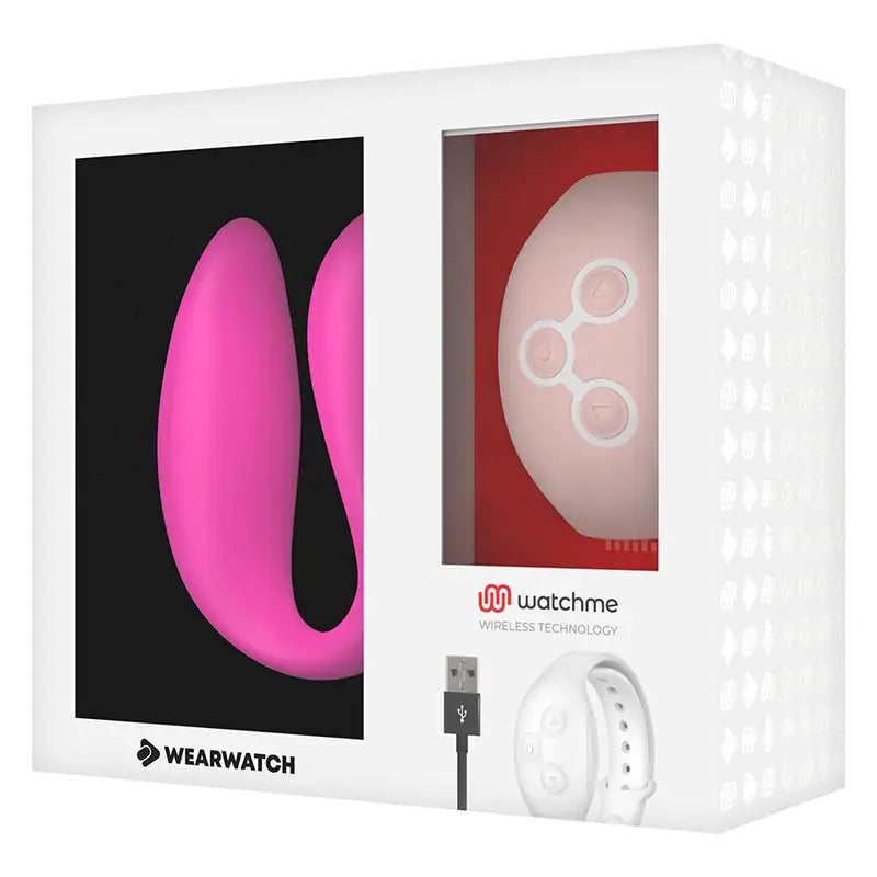 Wearwatch - vibrador dual technology watchme fucsia / rosa