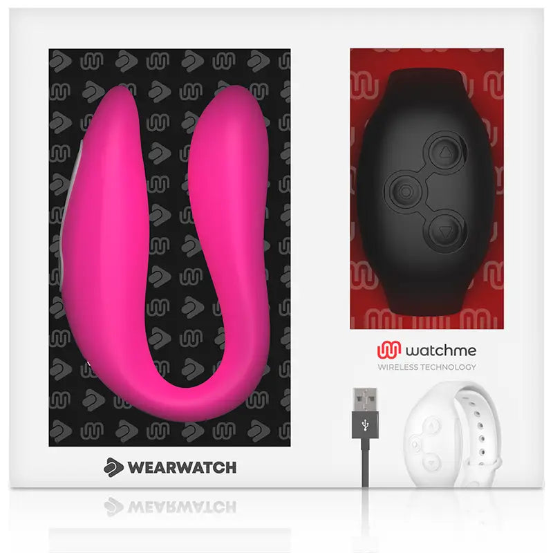 Wearwatch - vibrador dual technology watchme fucsia
