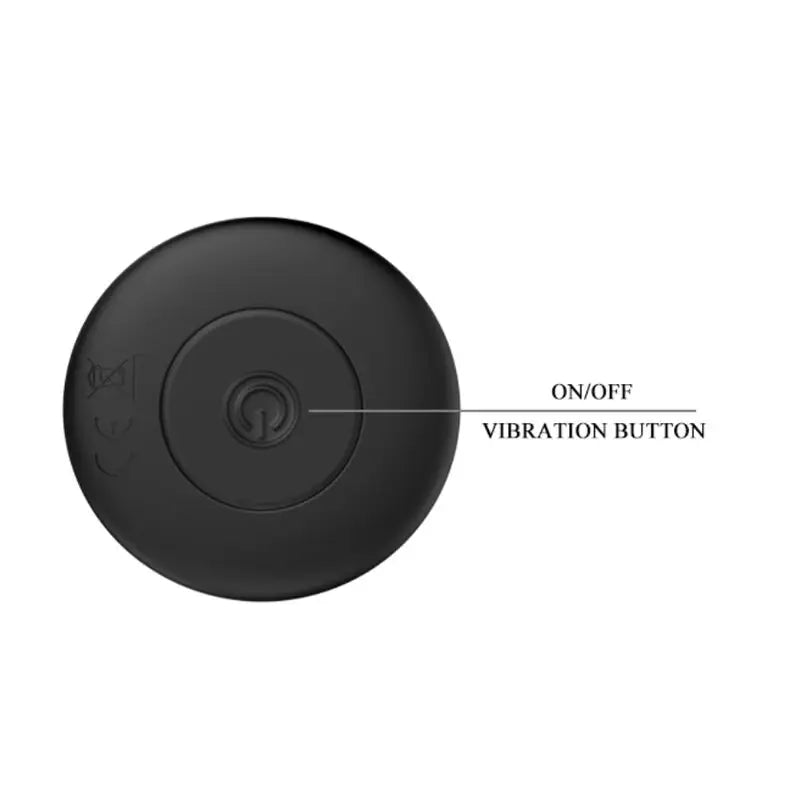 Mr play - plug anal vibrador negro recargable