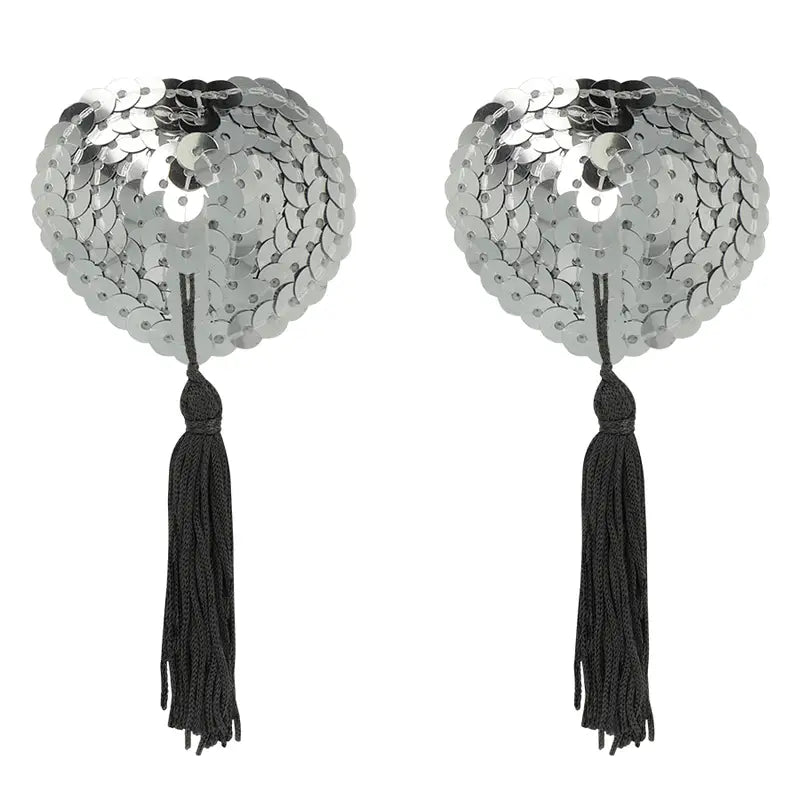 Coquette chic desire - cubre pezones silver