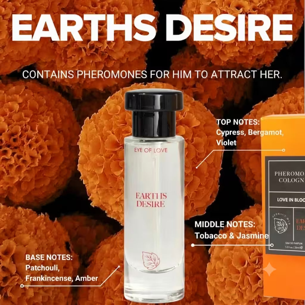 Eye of love - bloom perfume masculino sativa earths desire 30ml