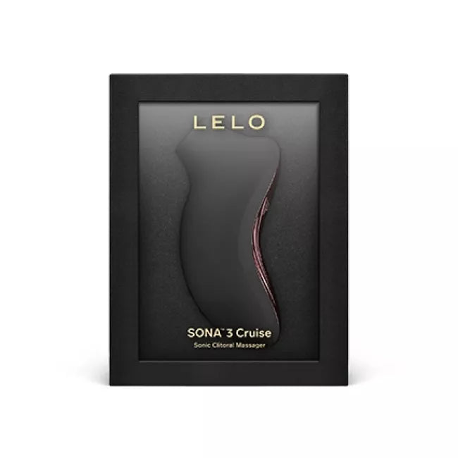 LELO - SONA 3 CRUISE MASAJEADOR SÓNICO DE CLÍTORIS NEGRO - OMerotics