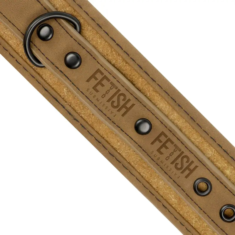 Fetish submissive origen - esposas tobillos cuero vegano