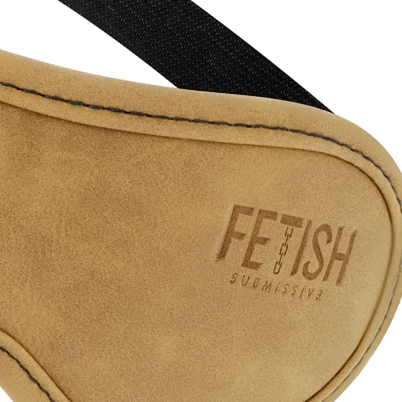 Fetish submissive origen - antifaz cuero vegano con forro
