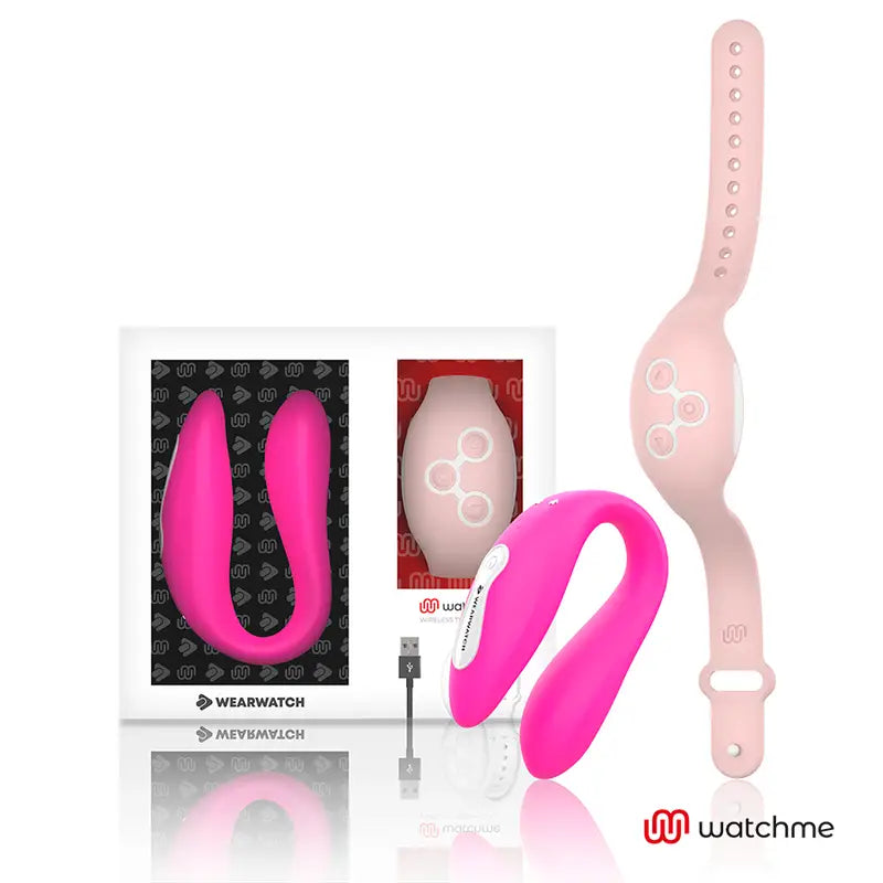 Wearwatch - vibrador dual technology watchme fucsia / rosa