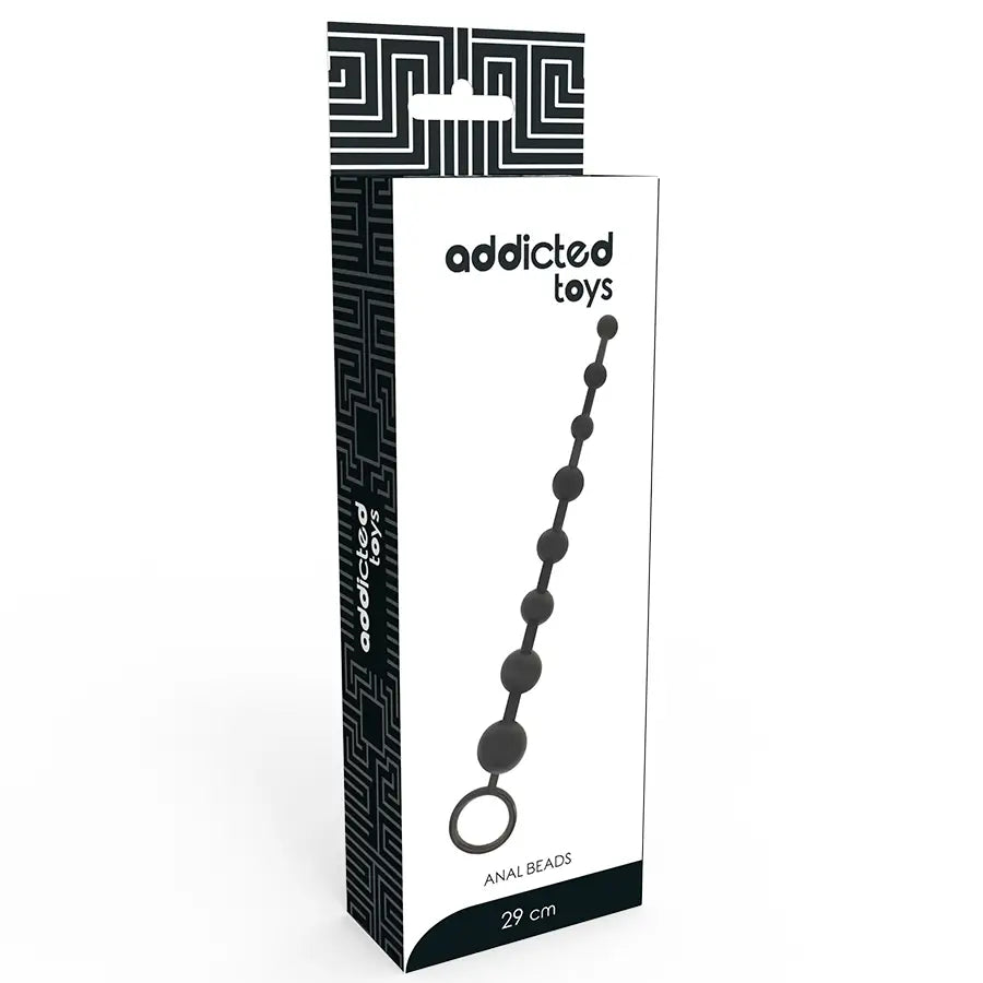 Addicted toys - anal beads 29 cm negro