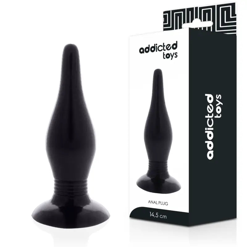 Addicted toys - anal plug 14.5 cm negro