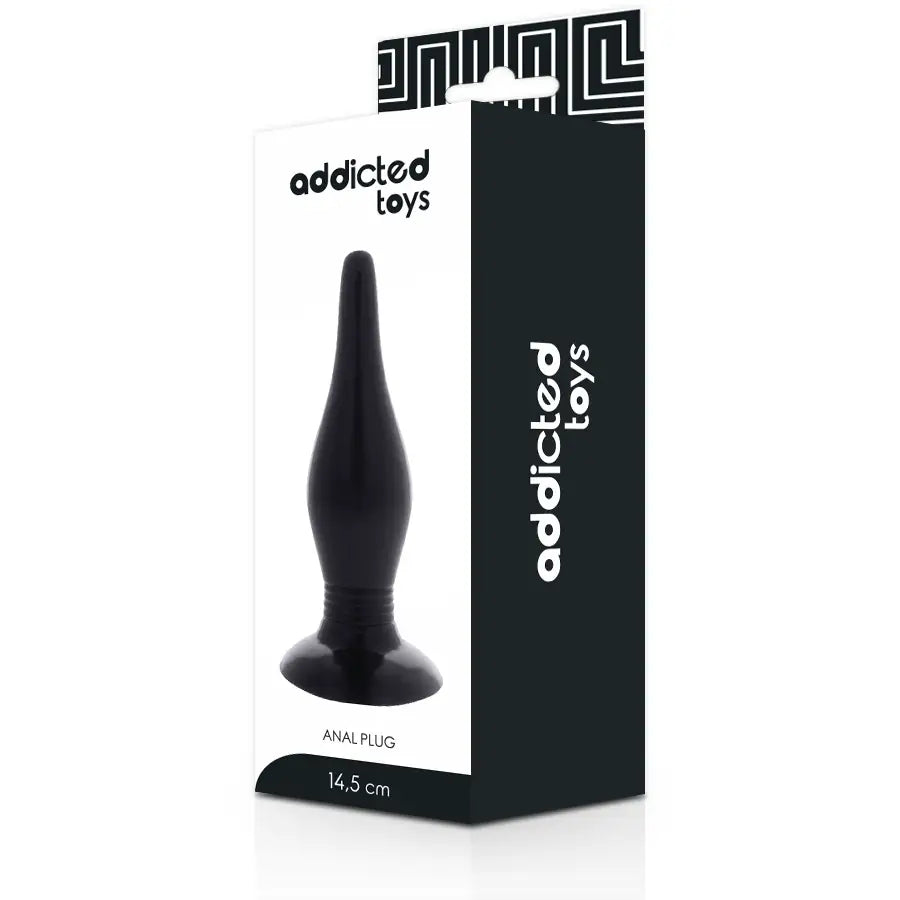 Addicted toys - anal plug 14.5 cm negro