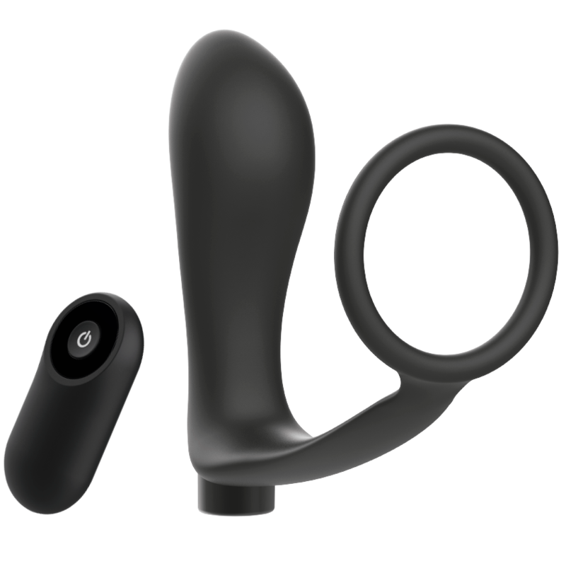 Addicted toys - anilla pene con plug anal control remoto