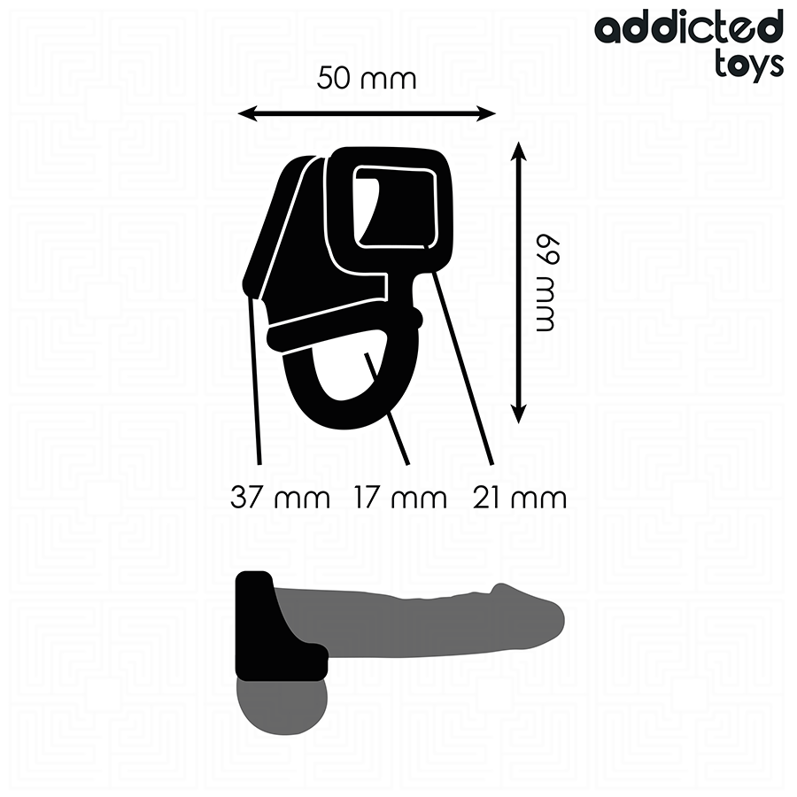 Addicted toys - anillo jaula para el pene