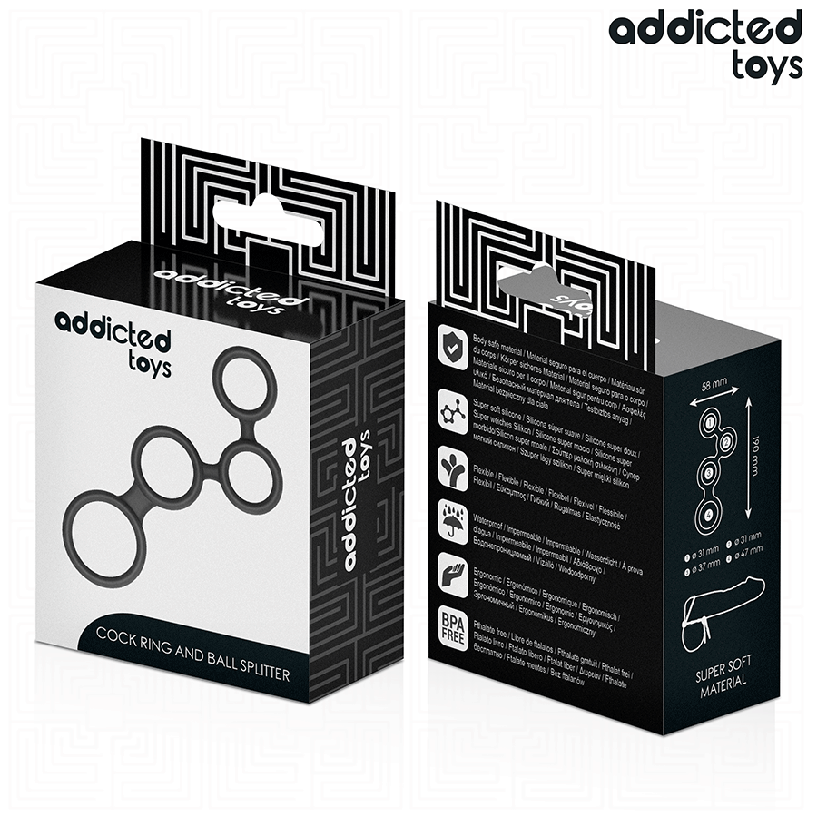 Addicted toys - anillo para el pene con divisores