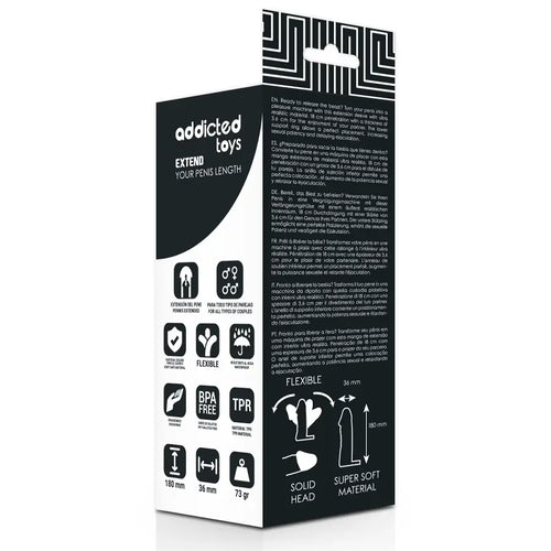 Addicted toys - extensión pene 18 cm