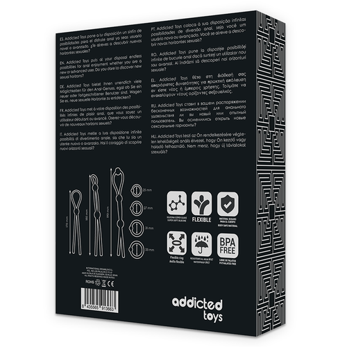 Addicted toys - kit de 7 anillas silicona flexible