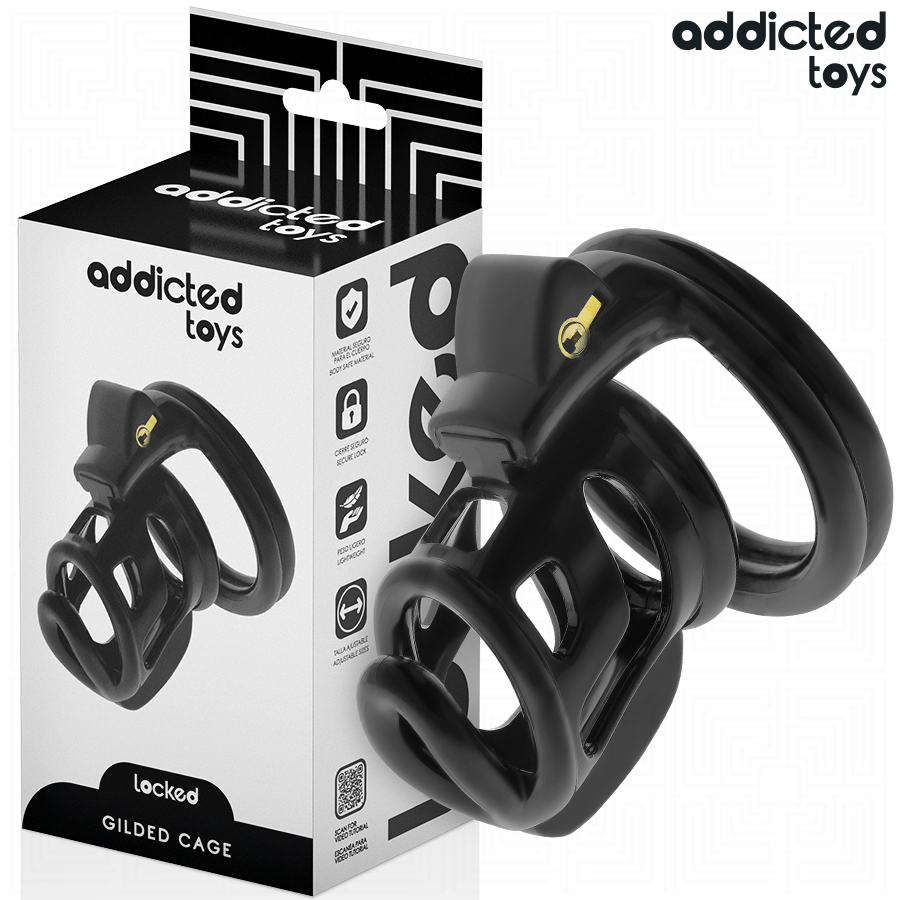 Addicted toys locked - gilden cage jaula para pene