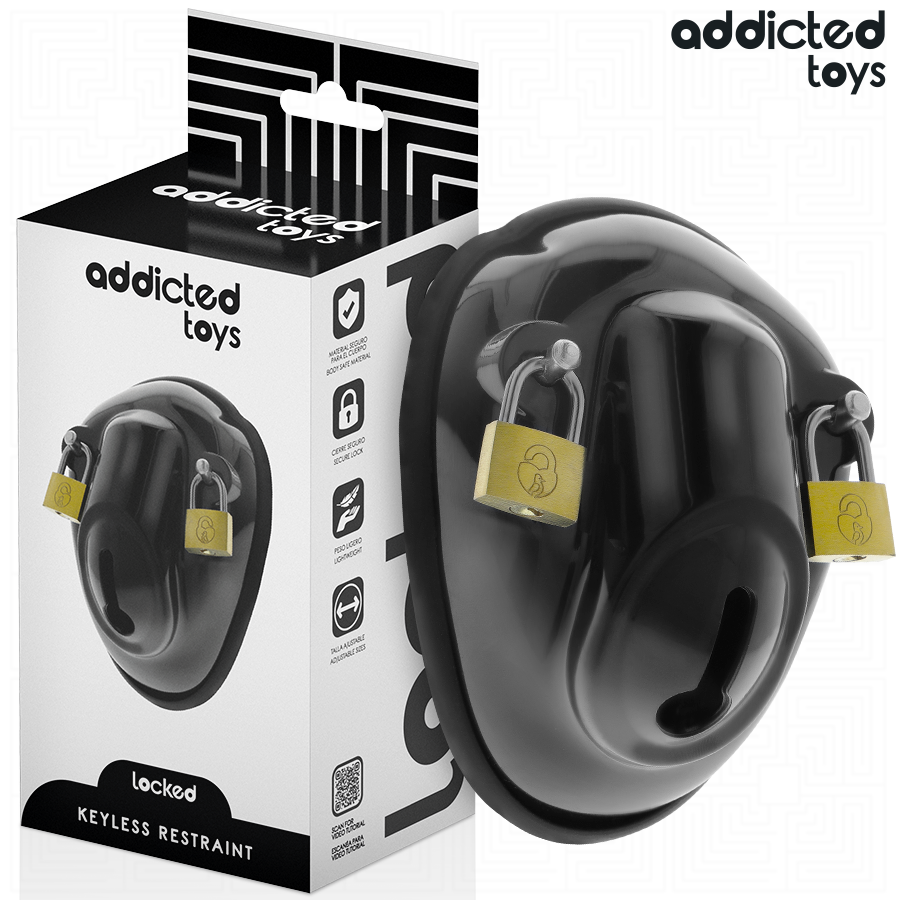 Addicted toys locked - keyless restraint jaula para pene