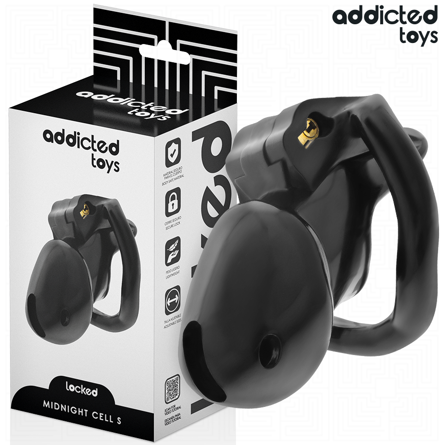 Addicted toys locked - mindnight cell jaula para pene talla