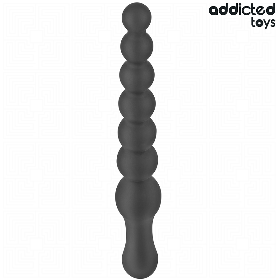 Addicted toys - masajeador anal doble silicona 24 cm