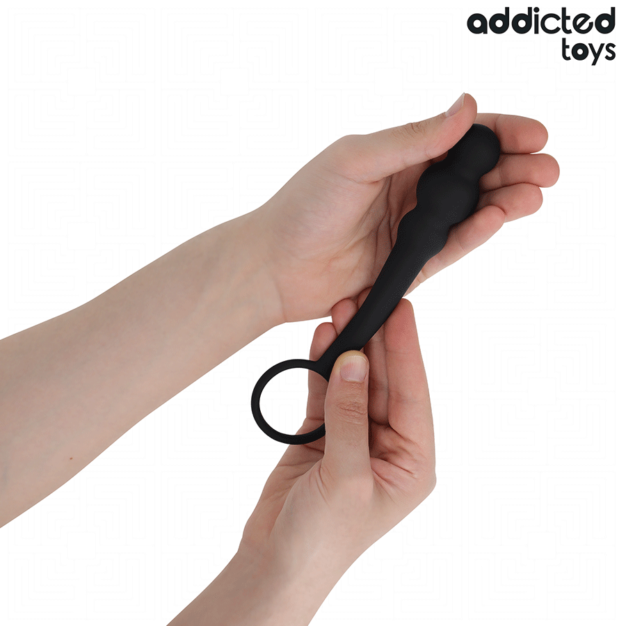 Addicted toys - plug anal con anillo silicona modelo 1