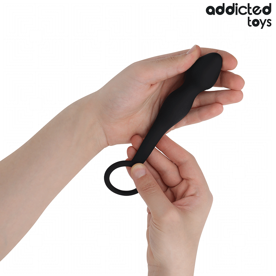 Addicted toys - plug anal con anillo silicona modelo 2