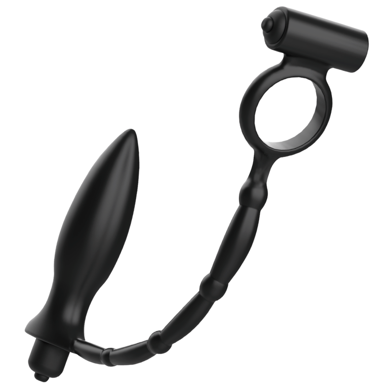 Addicted toys - plug anal con anillo vibrador
