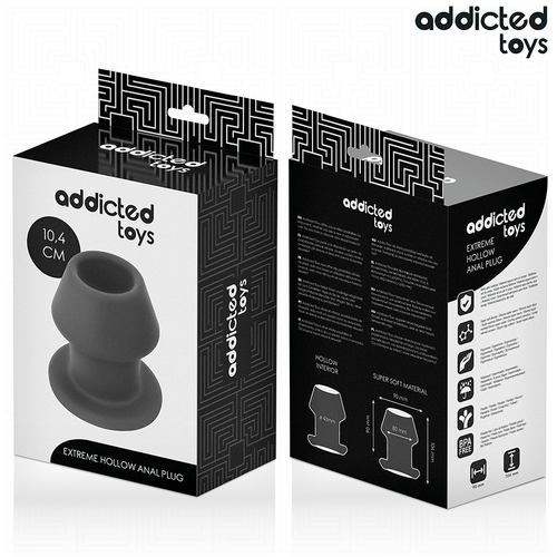 Addicted toys - plug anal hueco extrem silicona talla l