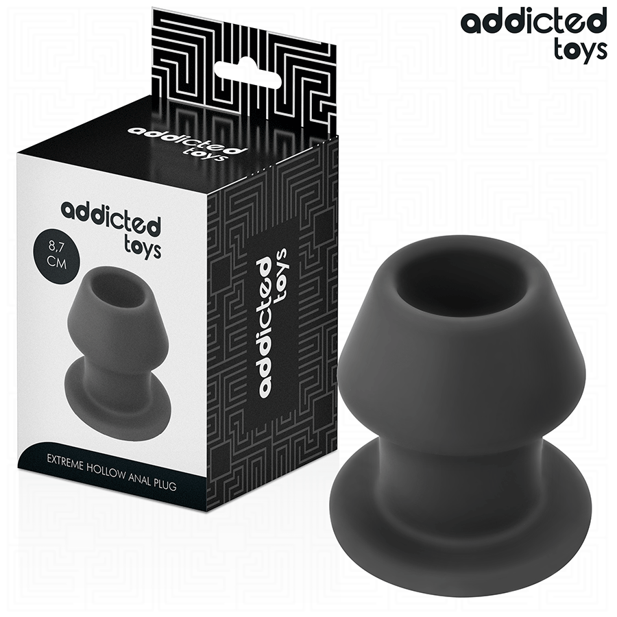Addicted toys - plug anal hueco extrem silicona talla m 8,7
