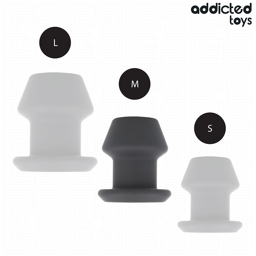 Addicted toys - plug anal hueco extrem silicona talla m 8,7