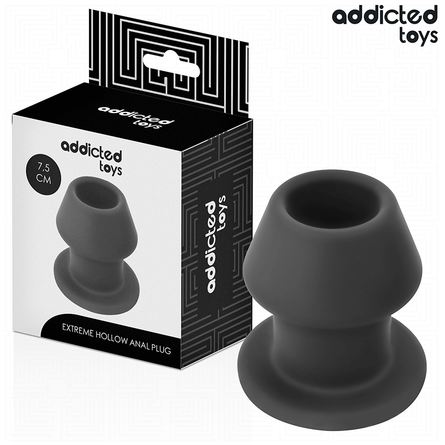 Addicted toys - plug anal hueco extrem silicona talla s 7,5