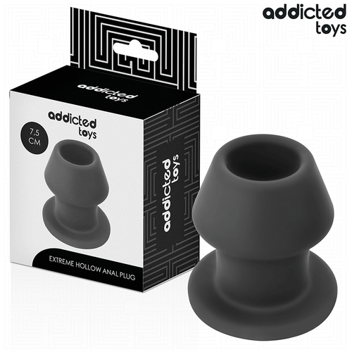 Addicted toys - plug anal hueco extrem silicona talla s 7,5