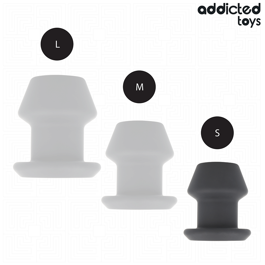Addicted toys - plug anal hueco extrem silicona talla s 7,5