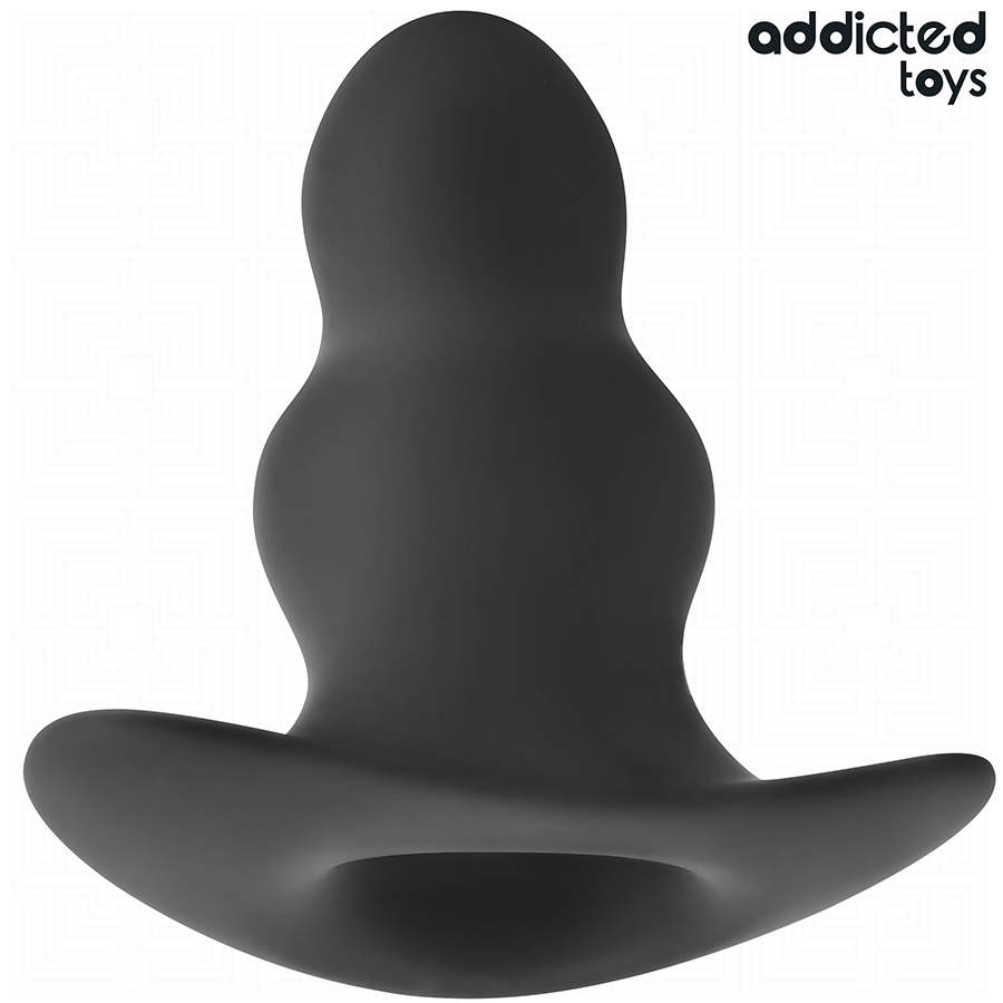 Addicted toys - plug anal hueco silicona talla m 9,6 cm