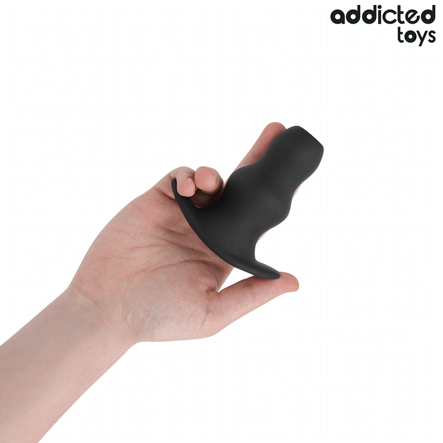 Addicted toys - plug anal hueco silicona talla m 9,6 cm