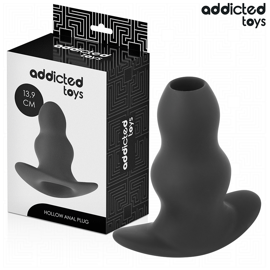 Addicted toys - plug anal hueco silicona talla xl 13,9 cm