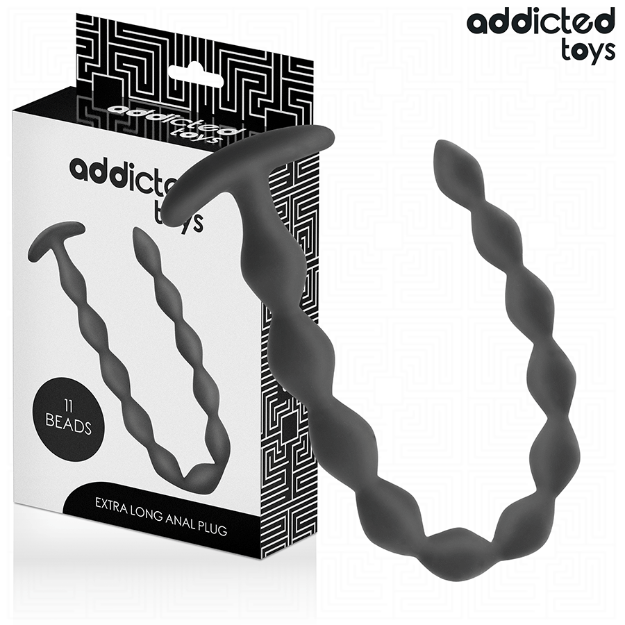 Addicted toys - rosario anal 27 cm extra largo silicona