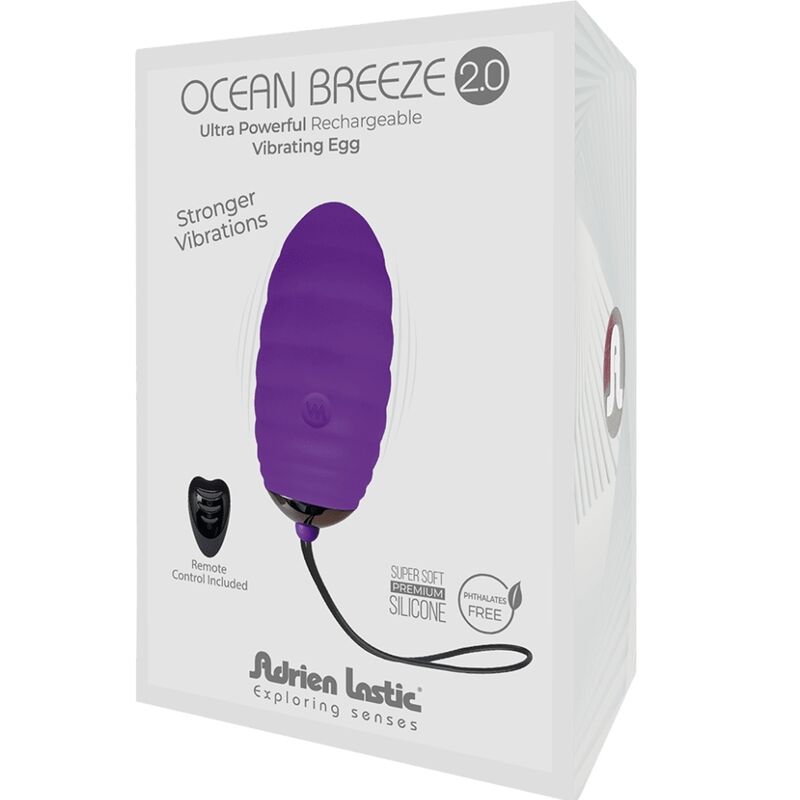Adrien lastic - ocean breeze 2.0 huevo vibrador recargable