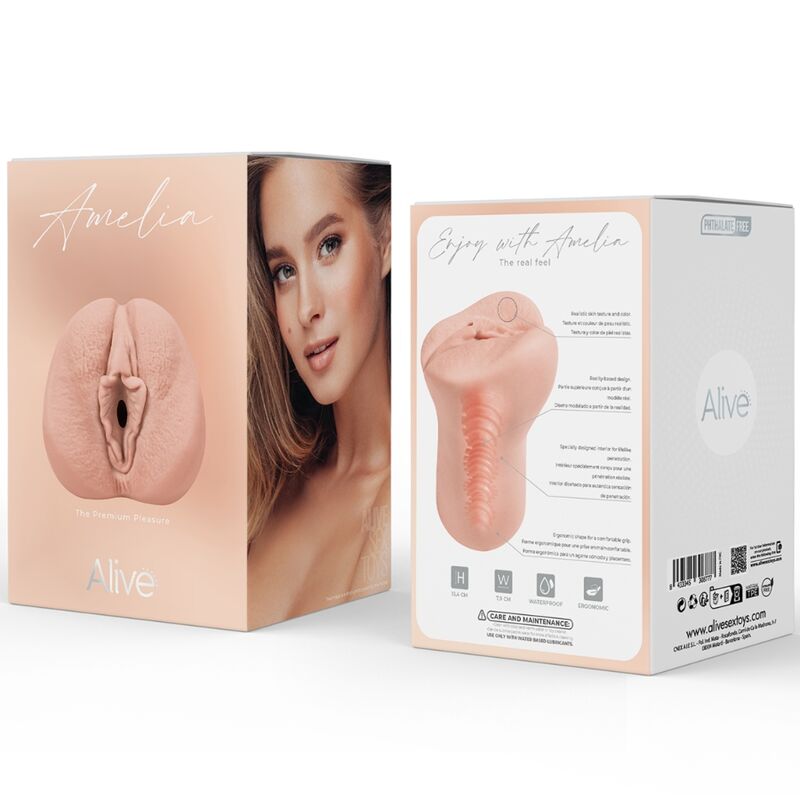 Alive - amelia masturbador masculino vagina super